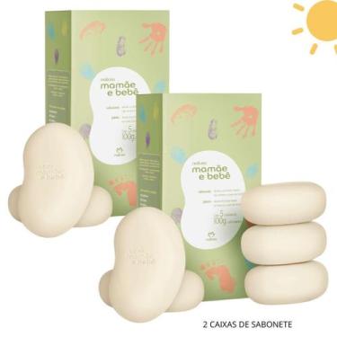Imagem de KIT Sabonete em Barra Mamãe e Bebê c/ 2 caixas - Natura
