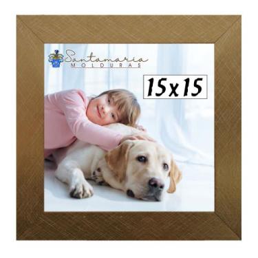 Imagem de Porta Retrado Molduras 15x15 Dourado - Santamaria Molduras