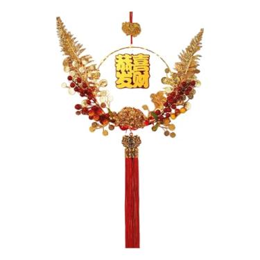 Imagem de shamjina de ano novo 2025, decoração de ano novo chinês, porta frontal, pingente, 2025, guirlanda para atividades ao ar livre, fazenda, celebração, Style F