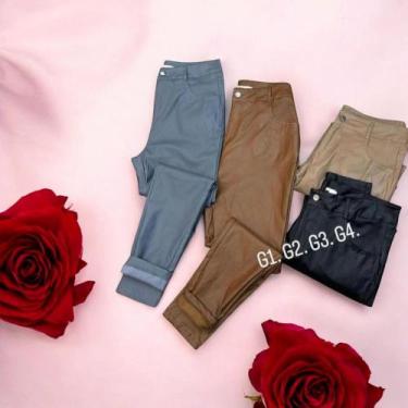 Imagem de Calça Resinada/ Moda Feminina/Tendência/Plus Size - Nanda Fashion Bout