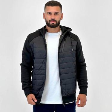 Imagem de Jaqueta Mormaii Moletom com Nylon Masculina-Masculino