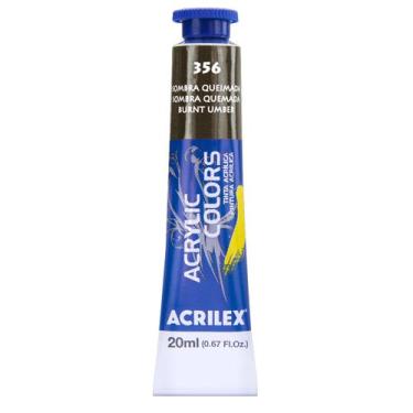 Imagem de Tinta Acrylic Colors Acrilex 20ml 356 Sombra Queimada, 356 - SOMBRA QU