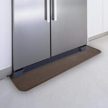 Imagem de GMATCHUP Tapete de geladeira, forro de derramamento de máquina de lavar, bandeja coletora e tapete coletor de vazamento, tapete de geladeira evita vazamento de água e danos no chão de equipamentos