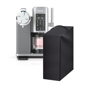 Imagem de Capa para máquina de sorvete para Ninja Swirl Creami Ice Cream Soft Serve Maker NC701, antiestática 600D Oxford Slushie, tampa protetora à prova d'água e à prova de poeira, milk-shake congelado