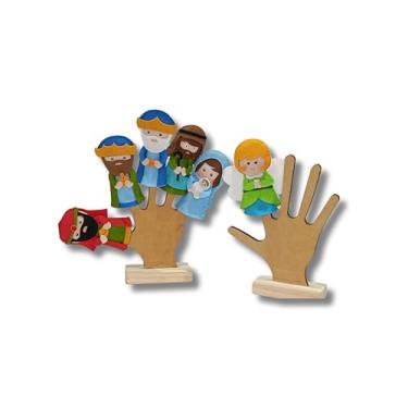 Imagem de Dedoches Nascimento De Jesus Em Feltro