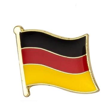 Imagem de Broche Alemanha Bandeira Pin Metal Diplomático Berlim Alemão