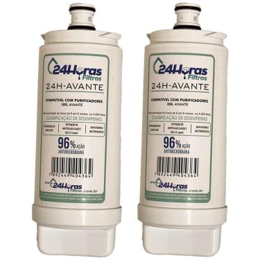 Imagem de Kit 2 Filtro Refil Compatível Purificador IBBL Avanti Mio Vivax Natural Mini
