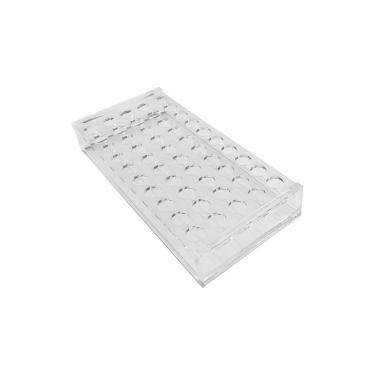 Imagem de Estante Rack Tubos De Ensaio 50 Furos Acrilico Transparente