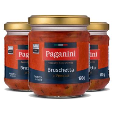 Imagem de Kit 3Un Antepasto Bruschetta Peperoni Paganini 170G