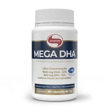 Imagem de Ômega 3 Mega DHA - Vitafor, 60 Capsulas