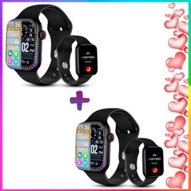 Imagem de Kit Namorados 2 Relógio Smart Digital W-09 Original Masculino E Femini