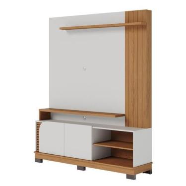 Imagem de Estante Home Jurere 1500 para TV Off White Matte/Freijo - Colibri, Off