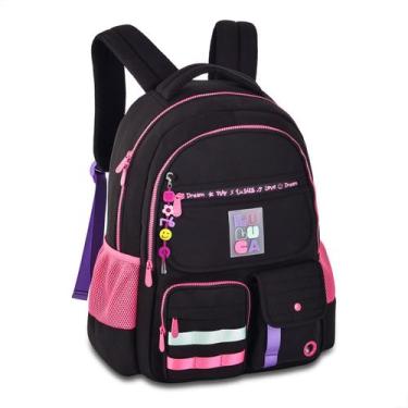 Imagem de Mochila De Costas Luluca Oficial Juvenil Feminina Escolar - Clio Style