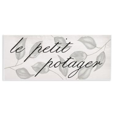 Imagem de Stupell Industries Arte de placa de parede de horta francesa, design de Lil' Rue, 43 x 18 cm