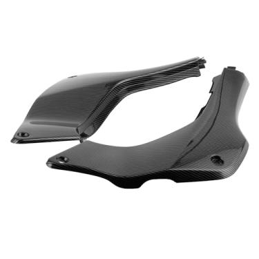 Imagem de Mbeysaq Par de capas laterais de assento de motocicleta estilo fibra de carbono adequadas para Hornet 250/600/1998/1/2000