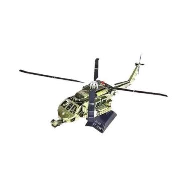 Imagem de Quebra-Cabeça 3D de Metal de Aviões - J-20, J-10B, KA-50, RAH-66 e VF-