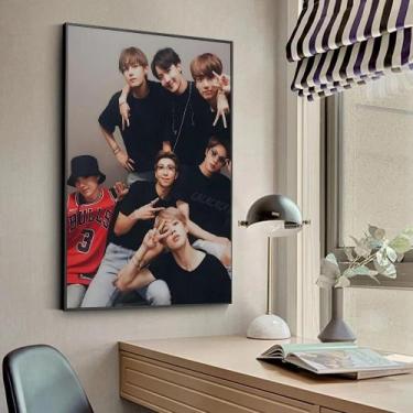 Imagem de Poster HD do Bangtan - Decoração para Casa, Bar e Café, 15x20cm sem mo