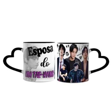 Imagem de Caneca BTS J- hope Esposa do Jung Hoseok - Lorraine Canecas, Preta Cor