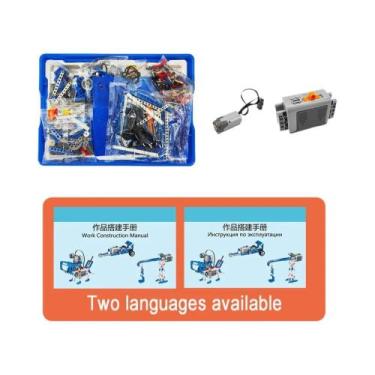 Imagem de Brinquedo Educacional STEM - Robô MOC de Blocos de Construção para Cri