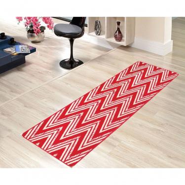 Imagem de Passadeira Tapete 0,66 X 1,80m Antiderrapante Vermelho Pa-11