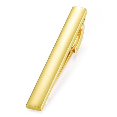 Imagem de HONEY BEAR 5 cm/5,4 cm/6 cm barra de prendedor de gravata masculina para presente de casamento de negócios de aço de tamanho normal 5 cm/5,4 cm/5,4 cm/6 cm, 5/5.4/6cm, Aço inoxidável, Sem Pedra