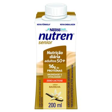 Imagem de Nutren Senior Zero Lactose Sabor Baunilha com16g de Proteínas 200ml