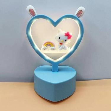 Imagem de Luz Noturna Infantil Hello Kitty Cinnamoroll Melody Kuromi Luminária D