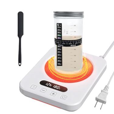 Imagem de Conjunto de kit de pote de massa azeda de vidro para iniciantes e 1000 ml, controle de temperatura preciso de 17 °C de 70 a 37,8 °C, tudo em um conjunto de pão para iniciantes para cozinha doméstica