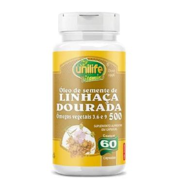 Imagem de Óleo de LInhaça Dourada - Unillife - 60 cápsulas - Unilife