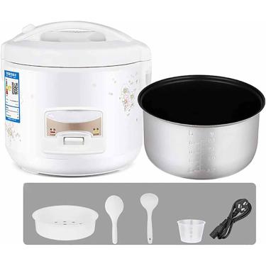 Imagem de Pequena Panela Elétrica De Arroz Com Vaporizador, Totalmente Automática, Função De Manter Aquecido, Panela De Arroz Antiaderente Removível, 2L