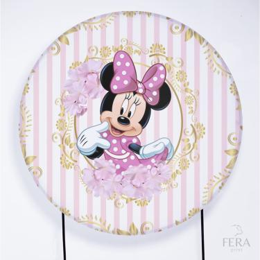 Imagem de Painel Decorativo para Festa 1,80x1,80 metros Vesti Fácil com Elástico Minnie - Fera Print