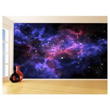 Imagem de Papel De Parede 3D Espaço Estrelas Galáxia 3,5M Nsp129 - Você Decora