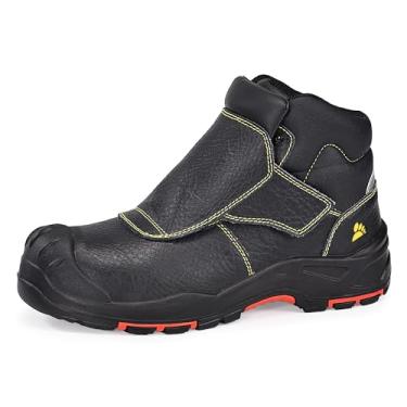 Imagem de SAFETOE Botas De Soldagem Para Homens Botas De Segurança Com Biqueira Composta Botas De Soldagem Resistentes Ao Fogo Botas De Trabalho De Soldador Resistentes Ao Calor 300℃