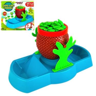 Imagem de Brinquedo Jogo Sapo Caiu Perdeu Equilíbrio Jogadores