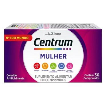 Imagem de Vitamina Centrum Mulher de A a Zinco 30 Comprimidos Original - GSK