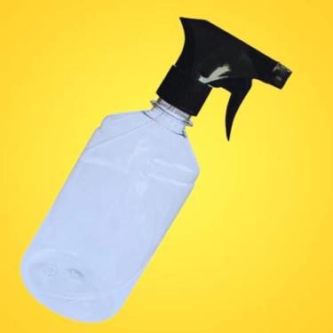 Imagem de Frasco Borrifador Transparente Spray Pulverizador com Válvula Multiuso 500ml | 5 PONTOS@