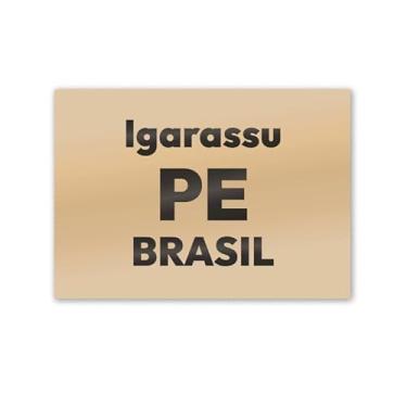Imagem de Imã de Geladeira Igarassu Pernambuco MDF 8x5 para Cidade