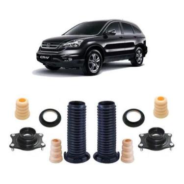 Imagem de 2 Kit Coxim Batente Amortecedor Dianteiro Crv 2007 2008 2009 - QualyKi