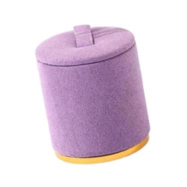 Imagem de YIJU Expositor de anéis para mulheres e meninas, organizador, mini suporte para joias, anéis de aniversário, lojas de shopping, balcões de varejo, Roxo