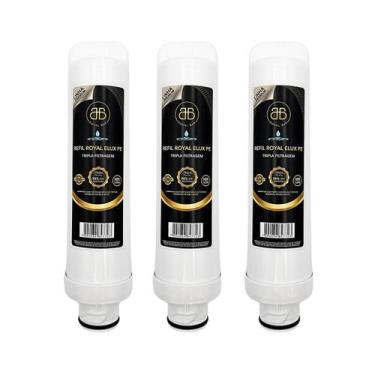 Imagem de Kit 3 Refis Compativel Para Filtro Purificador Electrolux Pe10b Pe10x 