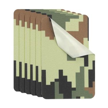 Imagem de PATIKIL Patch de reparo de nylon, 7,6 x 5 cm, 6 peças de adesivos autoadesivos para reparo de jaquetas, fita de reparo de tecido impermeável para tendas, saco de dormir, equipamento de acampamento ao