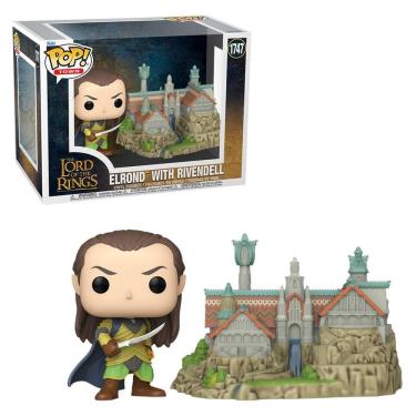 Imagem de Funko Pop Lord Of The Rings Town Elrond With Rivendell 1747