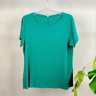 Imagem de BLUSA BÁSICA CANELADA PLUS SIZE-Feminino