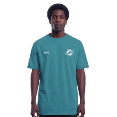 Imagem de Camiseta Bold Approve X NFL Basic Dolphins - Azul-Unissex