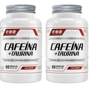 Imagem de KIT 2X Cafeína + Taurina 60 cápsulas - FNB Sports