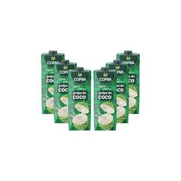 Imagem de Água de Coco com Polpa de Coco 1L- Copra - Kit 6 Unidades