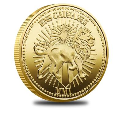 Imagem de John Wick Continental Coin – 40MM Metal Souvenir, Gold-Plated Movie Prop Collectible