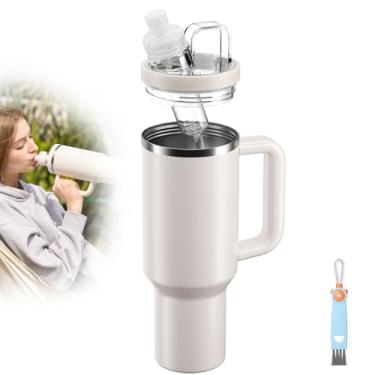 Imagem de Adaptador de copo compatível com Stanley to Flavor Cartridge, serve para copos Stanley Quencher H2.0 FlowState de 850 g/590 ml, adaptador de tampa de copo à prova de vazamento, acessórios para
