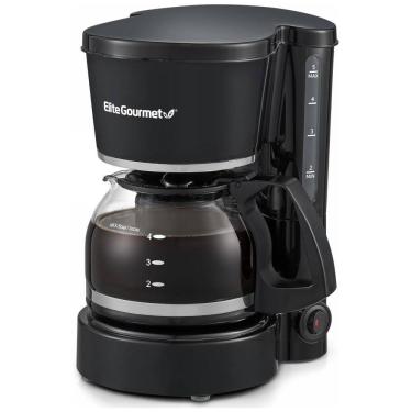 Imagem de Máquina de Café Elite Gourmet EHC-5055# Automática com Filtro Reutilizável, Pausa para Servir, Interruptor Liga/Desliga e Indicador de