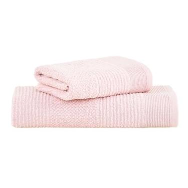 Imagem de Jogo de Toalhas Buddemeyer Maya Extra Soft Banho Rosa 2 peças